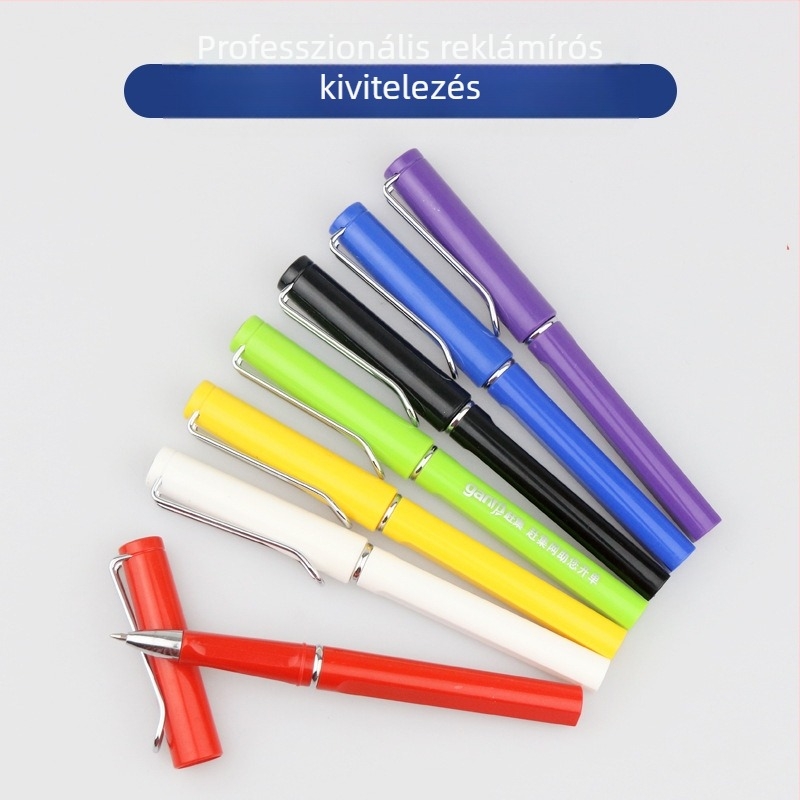 Promóciós toll egyedi logóval és QR-kóddal – Modell 802, műanyag test, logó nyomtatás elérhető, testreszabás elérhető, iroda és irodai kellékekhez