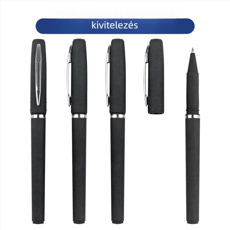 Promóciós toll egyedi logóval és QR-kóddal – Modell 802, műanyag test, logó nyomtatás elérhető, testreszabás elérhető, iroda és irodai kellékekhez