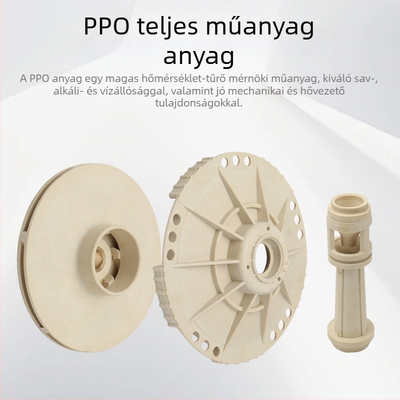 Jet önprimáló szivattyú – műanyag impeller, vezetőcső, oszlop, magas hőmérséklet-ellenállás