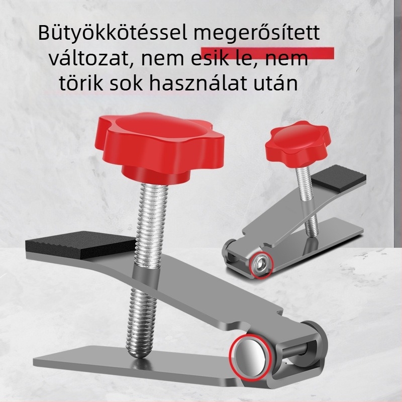 Huiyu csempe szintező eszköz – króm-vanádium acél, univerzális felhasználás, otthoni csempe lerakáshoz