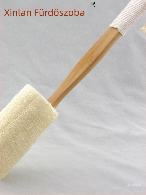 Hosszú nyélű, levehető loofah fürdőecset