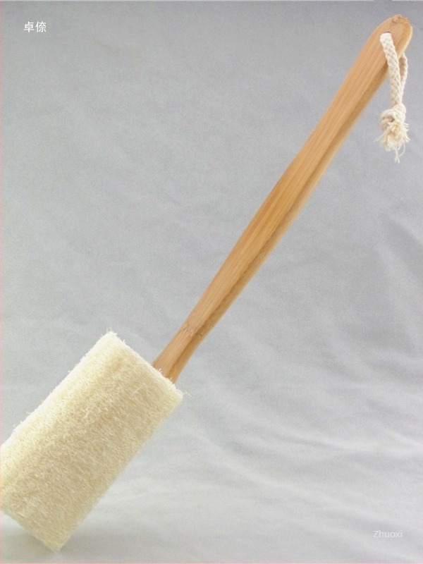 Hosszú nyélű, levehető loofah fürdőecset