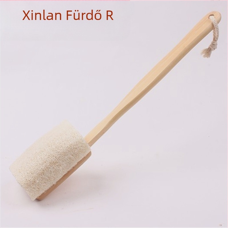 Hosszú nyélű, levehető loofah fürdőecset