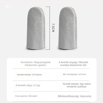 Tehénbőr ujjvédők, vastagított, hőszigetelt, szúrásálló, csúszásmentes