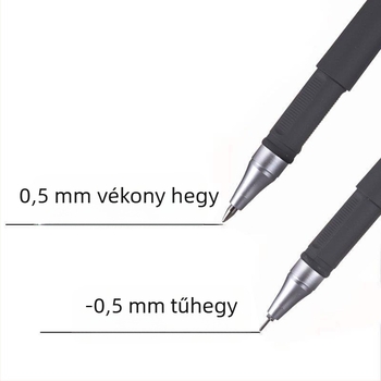 Semleges matt golyóstoll diákoknak — piros-kék tinta, vizsgára alkalmas íróeszköz (Eredet: Egyéb; Márka: Egyéb; Logó nyomtatás: Nem)