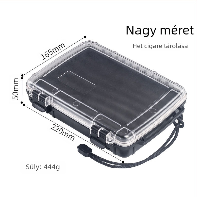 Műanyagból készült szivardoboz, könnyed luxus stílus, testreszabás nélkül, Márka: Egyéb