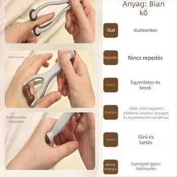 Gua sha ujjmasszírozó penge – Bianstone, 50 g