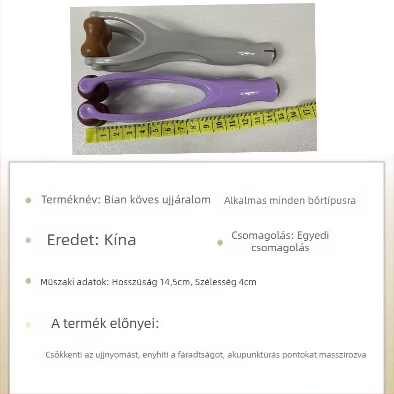 Gua sha ujjmasszírozó penge – Bianstone, 50 g