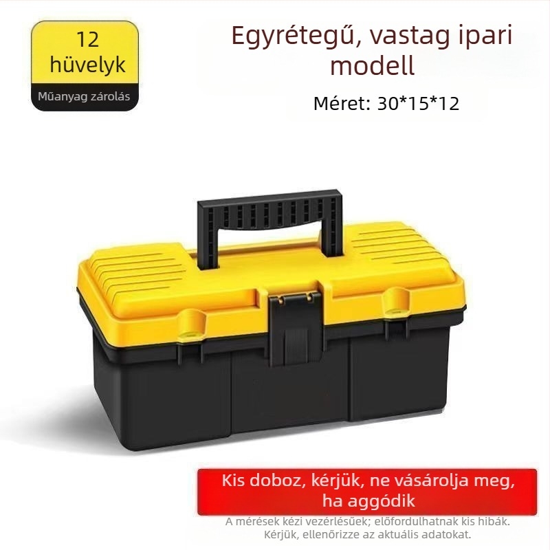 Műanyag szerszámtartó doboz, bővíthető (Márka: Egyéb; Sorozat: 1)
