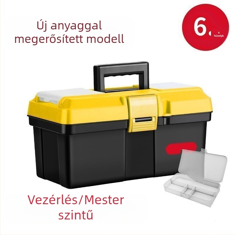 Műanyag szerszámtartó doboz, bővíthető (Márka: Egyéb; Sorozat: 1)