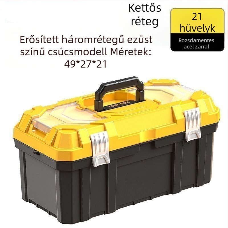 Műanyag szerszámtartó doboz, bővíthető (Márka: Egyéb; Sorozat: 1)