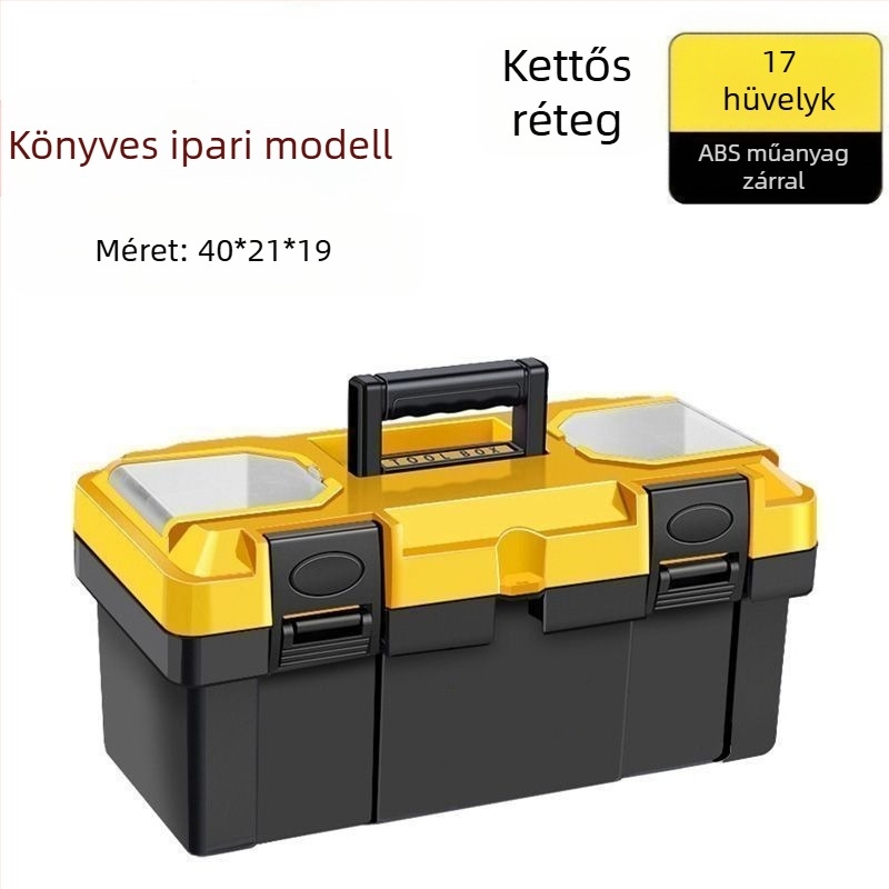 Műanyag szerszámtartó doboz, bővíthető (Márka: Egyéb; Sorozat: 1)
