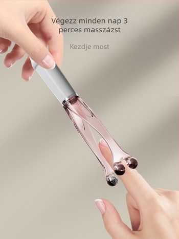 Ujjmasszírozó mágneses golyókkal, klipsz-stílusú ujjízületi masszírozó, súly 62 g, nyomtatott logó, testreszabás elérhető.