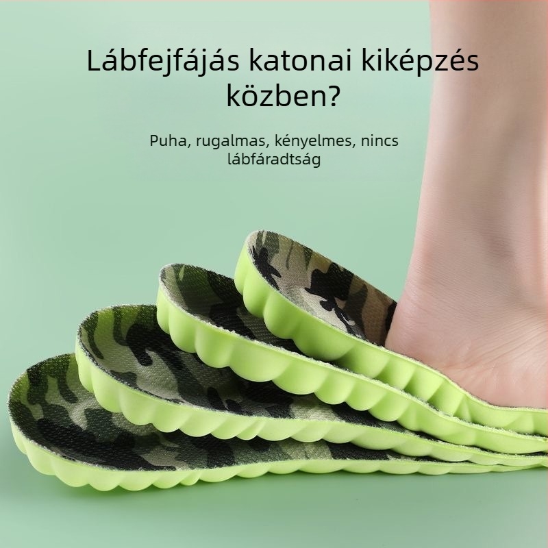 Edzés talpbetét, szagtalanító, légáteresztő, izzadságelnyelő, ütéscsillapító, hosszú állásnál kényelmes, sporttalpbetét nőknek és férfiaknak