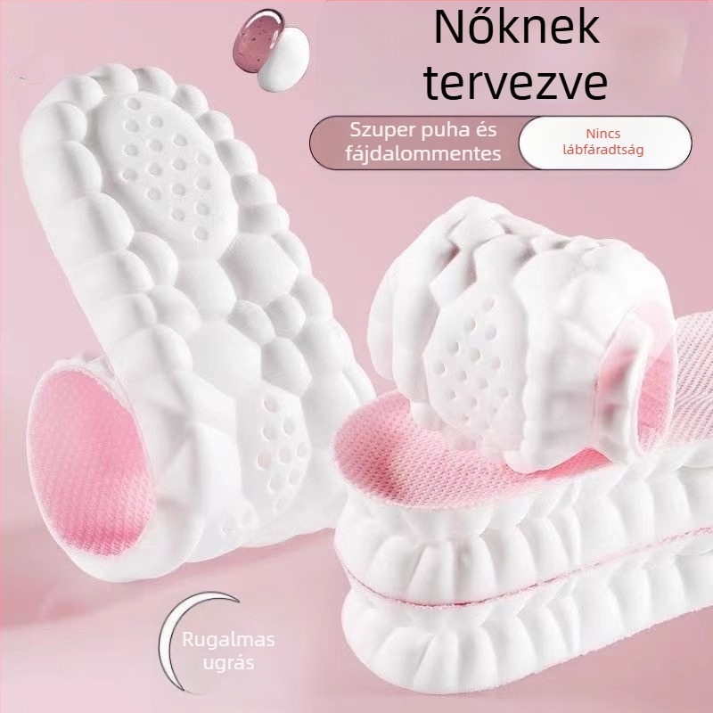 Edzés talpbetét, szagtalanító, légáteresztő, izzadságelnyelő, ütéscsillapító, hosszú állásnál kényelmes, sporttalpbetét nőknek és férfiaknak