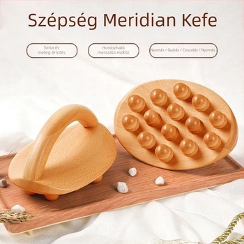 Műanyag vákuumkészülék egykezes masszázskefével és 20 ml illóolajjal