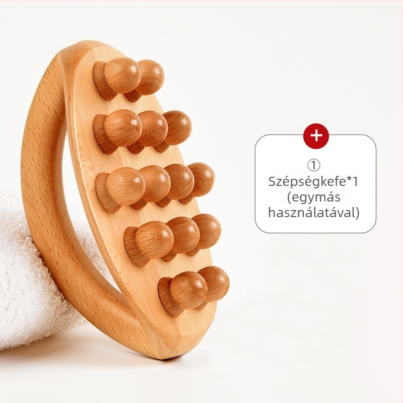 Műanyag vákuumkészülék egykezes masszázskefével és 20 ml illóolajjal