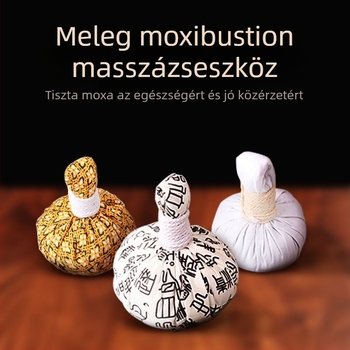Ruyizhai Mugwort Gyógynövény Egészséglabda, Illatos Thai Masszázs Labda, Meleg Moxa Csomag, Szem- és Arc Kompresszió, 100 g