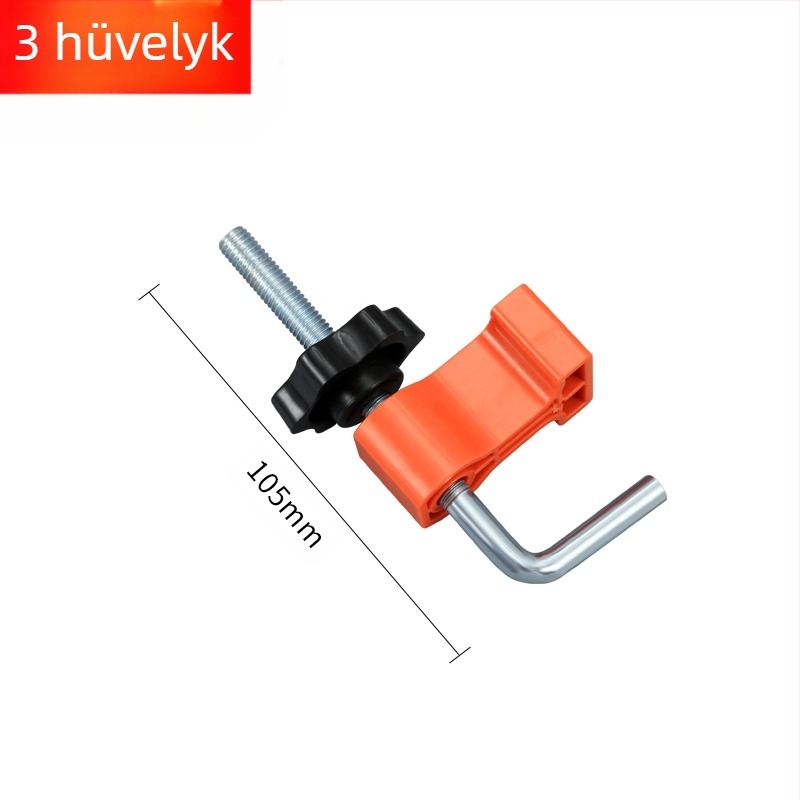 90°-os derékszögű vonalzó kőlemezekhez, L-alakú műanyag pozicionáló eszköz, segéd lokalizátor és megerősített rögzítő