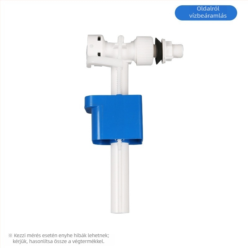 Szétválasztott vízbevezető szelep WC-tartályhoz – PP anyag, használat: előretolás/ felnyomás, szaniter kiegészítő