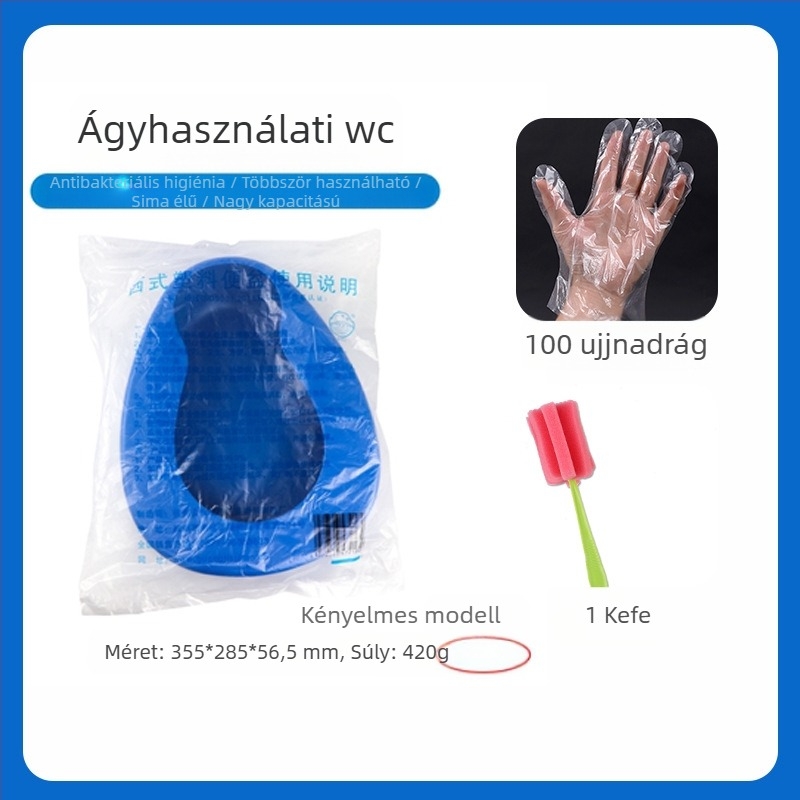 Ágytál idős betegek és paralizált betegek számára; urinál nőknek és anyáknak; nagy méretű, otthoni sík dizájn (Anyag: Más; Importált: Nem; Márka: Más; Termékkód: Qsxa639949093802; Kategória: Spittoon)