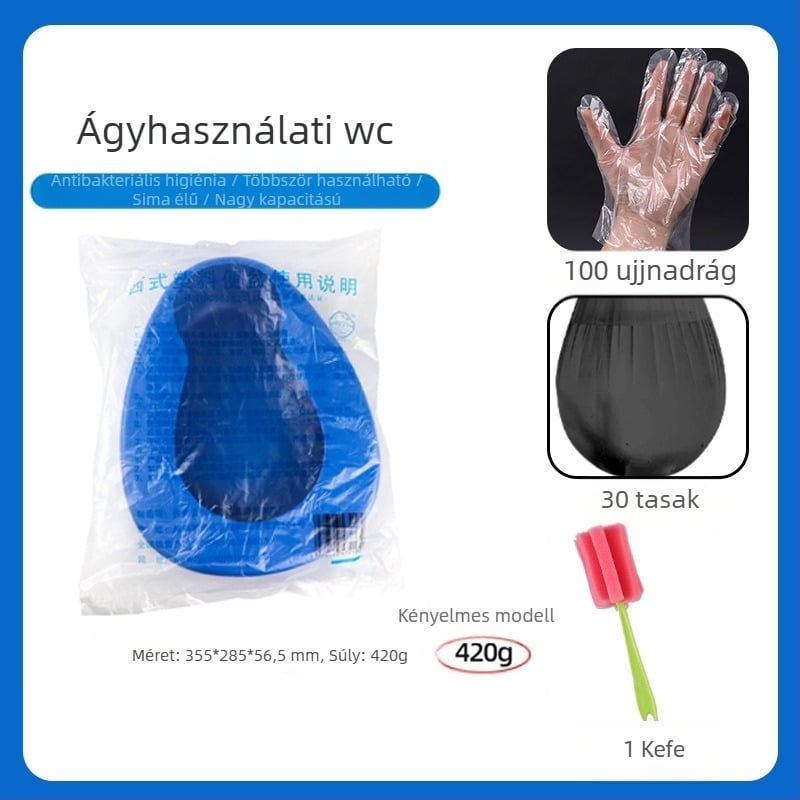 Ágytál idős betegek és paralizált betegek számára; urinál nőknek és anyáknak; nagy méretű, otthoni sík dizájn (Anyag: Más; Importált: Nem; Márka: Más; Termékkód: Qsxa639949093802; Kategória: Spittoon)