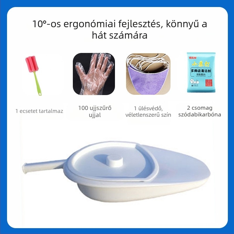 Ágytál idős betegek és paralizált betegek számára; urinál nőknek és anyáknak; nagy méretű, otthoni sík dizájn (Anyag: Más; Importált: Nem; Márka: Más; Termékkód: Qsxa639949093802; Kategória: Spittoon)