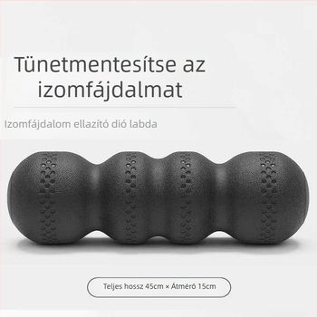 Szilárd habhenger földimogyoró alakú golyóval az izomlazítás és fascia masszázs céljából (Anyag: Egyéb; Márka: Egyéb)