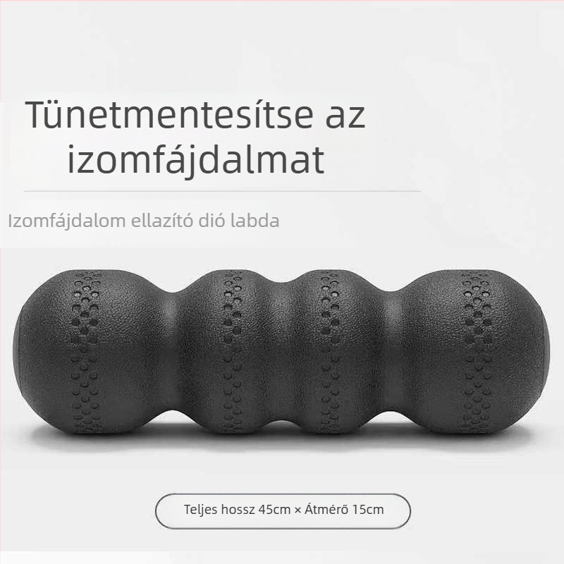 Szilárd habhenger földimogyoró alakú golyóval az izomlazítás és fascia masszázs céljából (Anyag: Egyéb; Márka: Egyéb)