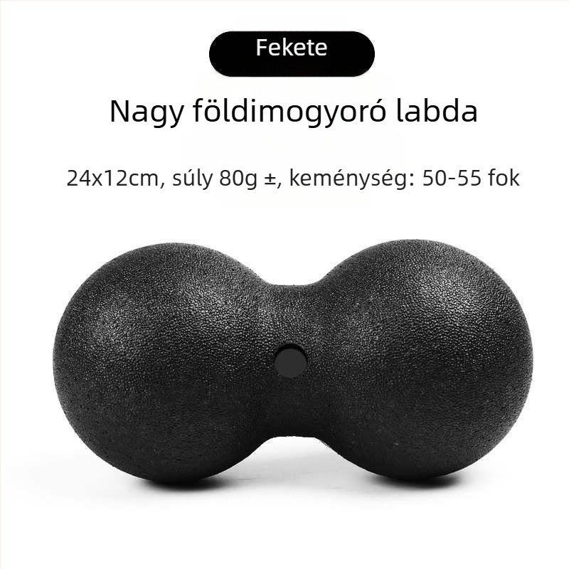 Szilárd habhenger földimogyoró alakú golyóval az izomlazítás és fascia masszázs céljából (Anyag: Egyéb; Márka: Egyéb)