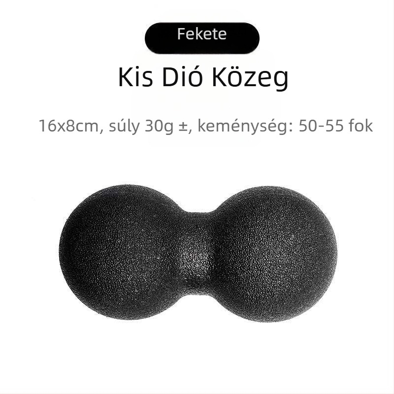 Szilárd habhenger földimogyoró alakú golyóval az izomlazítás és fascia masszázs céljából (Anyag: Egyéb; Márka: Egyéb)