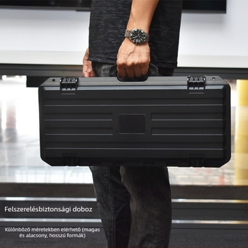 Védődoboz eszközök és készülékek számára, vízálló, hordozható, magas színvonalú biztonsági tároló