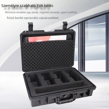 Védődoboz eszközök és készülékek számára, vízálló, hordozható, magas színvonalú biztonsági tároló