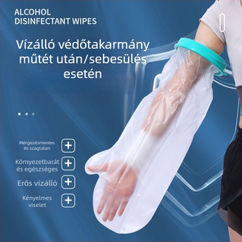 Sea Fly PICC vízálló sebvédő tok fürdéshez és posztoperatív ápoláshoz – PVC, PP és szilikon, lábhoz, testreszabható, 1 év garancia