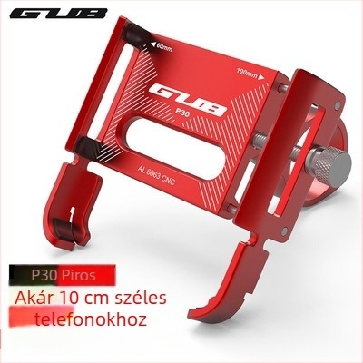 GUB P30 alumínium ötvözet telefon-tartó elektromos motorkerékpárokhoz és kerékpárokhoz