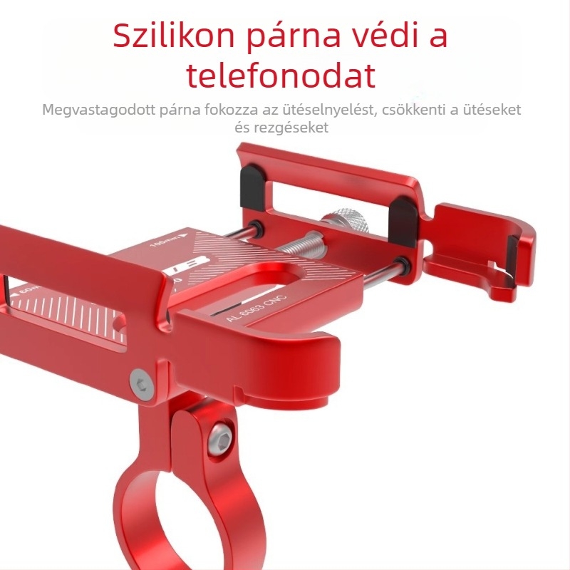 GUB P30 alumínium ötvözet telefon-tartó elektromos motorkerékpárokhoz és kerékpárokhoz