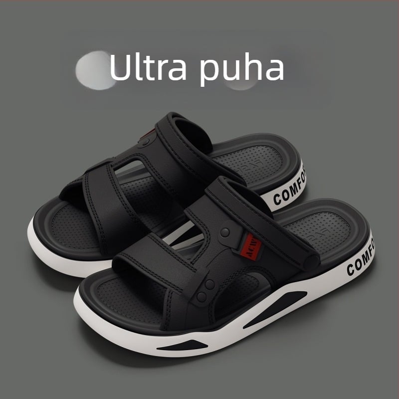 Férfi EVA szandálok - csúszásgátló, légáteresztő, kültéri vezetési szandál, EVA felső és talp, slip-on, 2025 tavasz