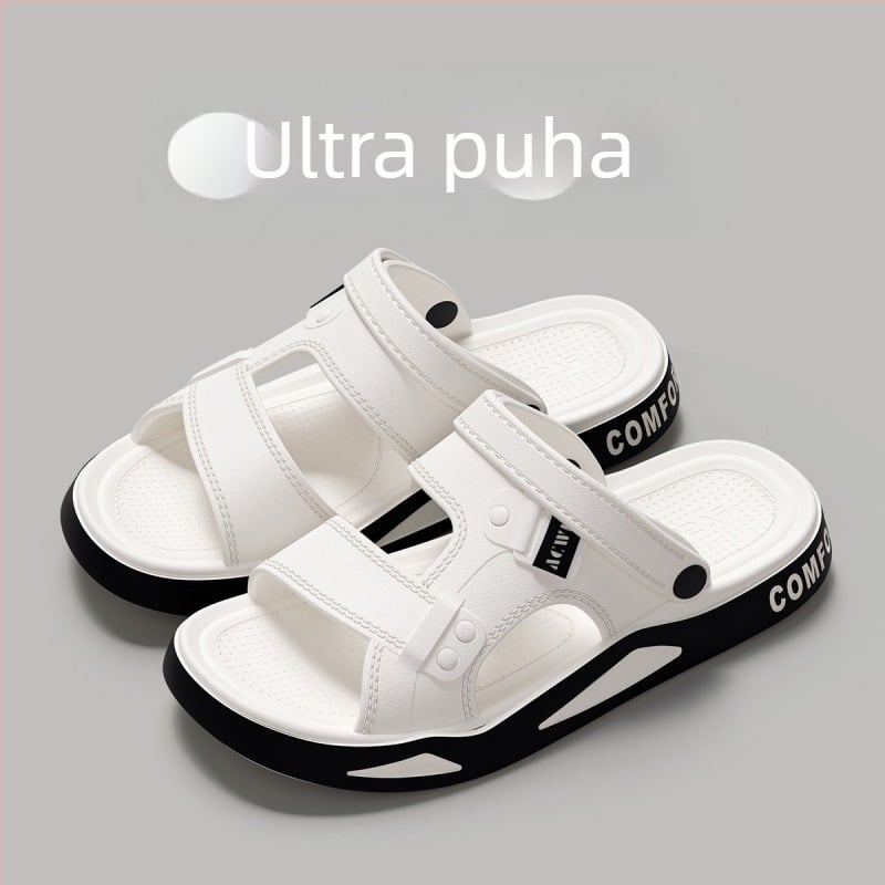 Férfi EVA szandálok - csúszásgátló, légáteresztő, kültéri vezetési szandál, EVA felső és talp, slip-on, 2025 tavasz