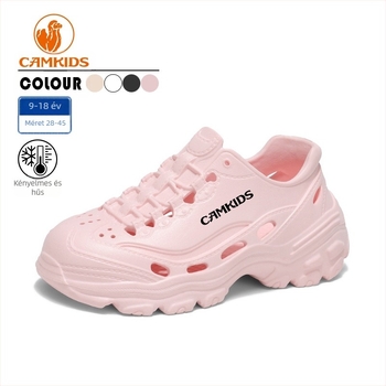 CAMKiDS Uniszex Crocs-stílusú EVA szandálok – Laza stílus, EVA felsőrész, EVA talp, Nyár 2025