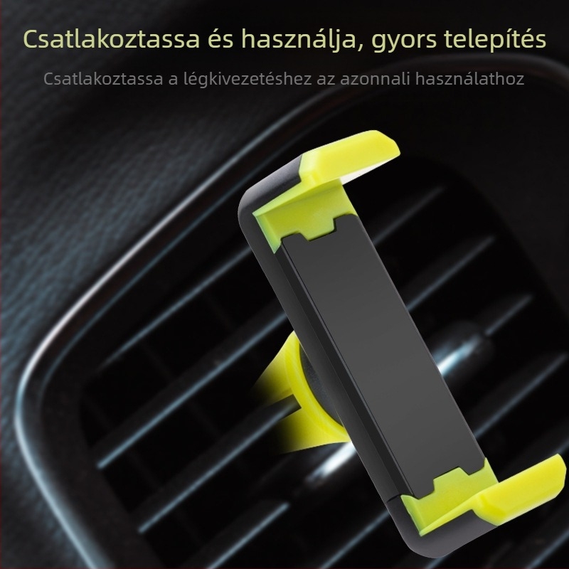 Autótelefon-tartó az autó légkivezetőjéhez – mini, univerzális navigációhoz; Típus 7351077, Modell 01, Szerelés a légkivezetőbe, GM-kompatibilis