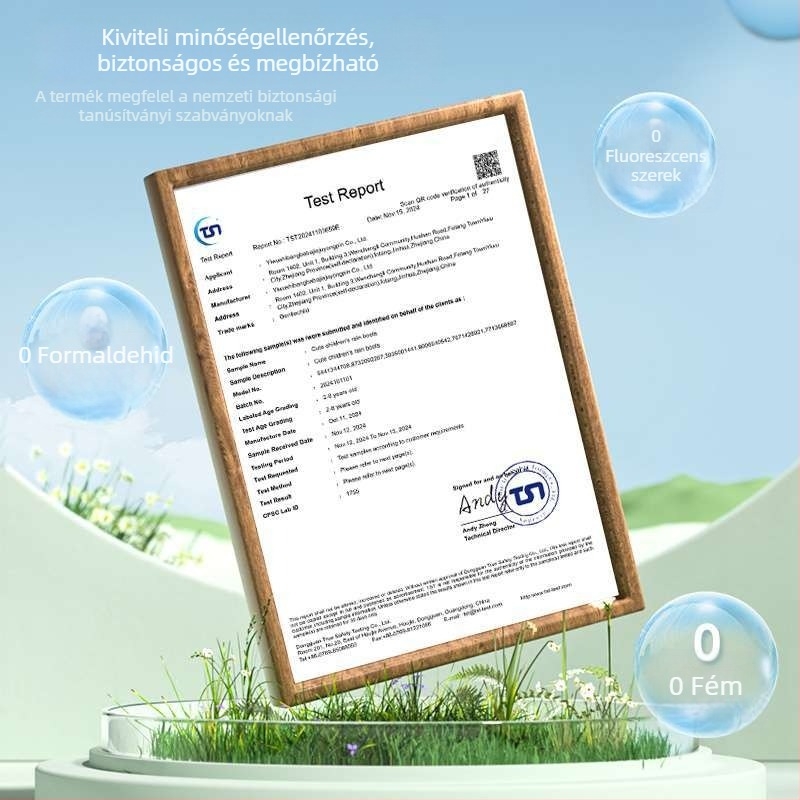 Gyerekek esőcsizmái, PVC felsőrész, magas szár, uniszex, őszre és télre