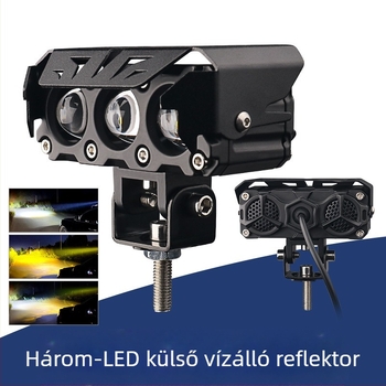 LED motorkerékpár fényszóró, 50W, 9–36V, 4000LM, IP68