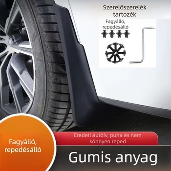 Tesla Model 3 sárvédő | Peya, műanyag; puha gumi anti-fagy vastagítás; testreszabás