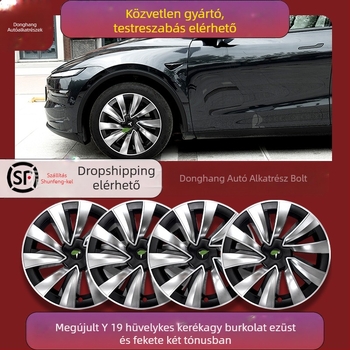Tesla Model Y kerékagyvédő, műanyag, Kínában gyártott, nem testreszabható