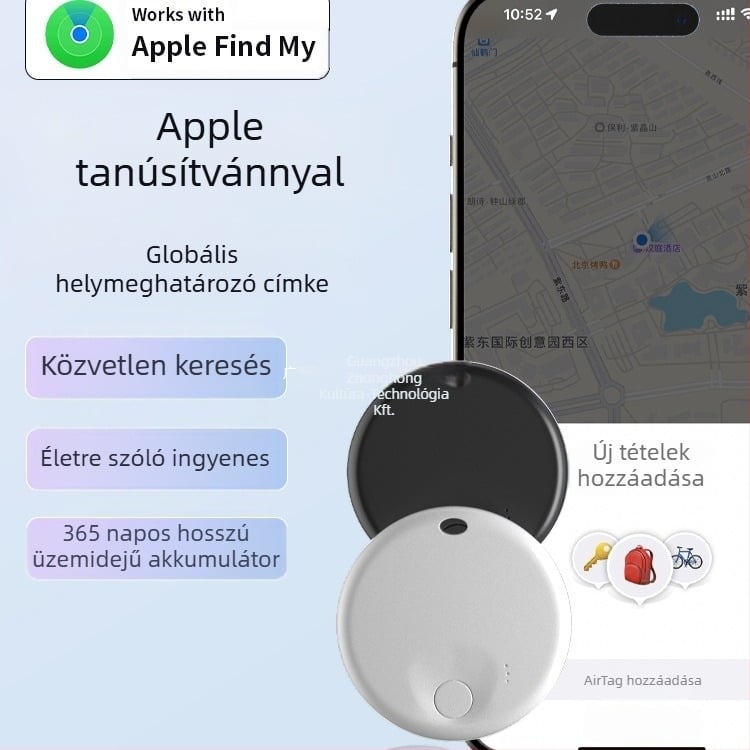 Gyerekek és idősek GPS-nyomkövetője – anti-lost helymeghatározó eszköz, modell Apple locator No. 2