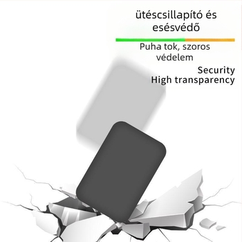 MagSafe vezeték nélküli külső akkumulátor védőtok Apple számára – TPU, injekciós öntés, ütésálló, ujjlenyomat-mentes, kreatív dizájn