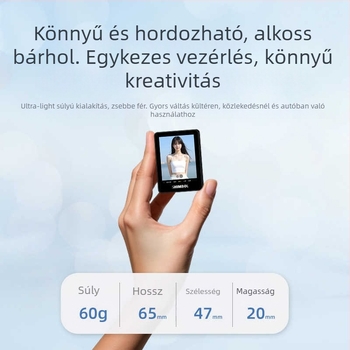 CP5 II Hátsó selfie eszköz mobiltelefonhoz, vezeték nélküli képernyő-projekció, maxim terhelhetőség 2–5 kg, tömeg 62 g