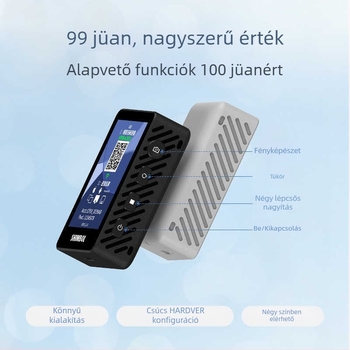 CP5 II Hátsó selfie eszköz mobiltelefonhoz, vezeték nélküli képernyő-projekció, maxim terhelhetőség 2–5 kg, tömeg 62 g