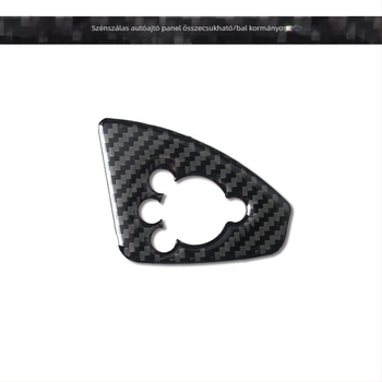 Audi TT (2008-2014) Valódi szénszálas ajtó gombpanel dekor, testreszabható belső kialakítás logónyomtatással