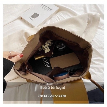 Manzhuo Nylon Tote Táska Szabadidős Utazásokhoz, Nylon Belső, Cipzáras Nyitás